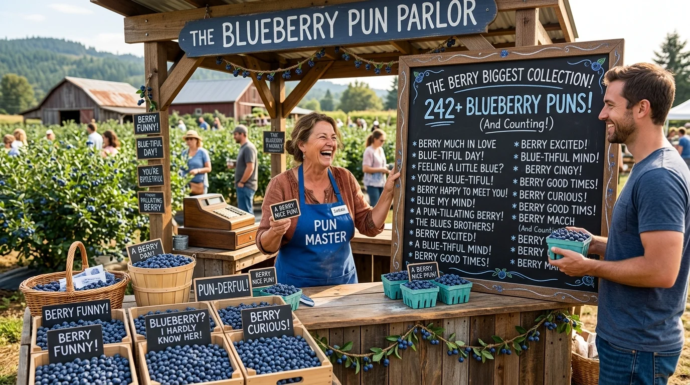 Blueberry Food Puns