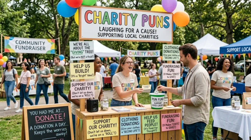 Charity Puns