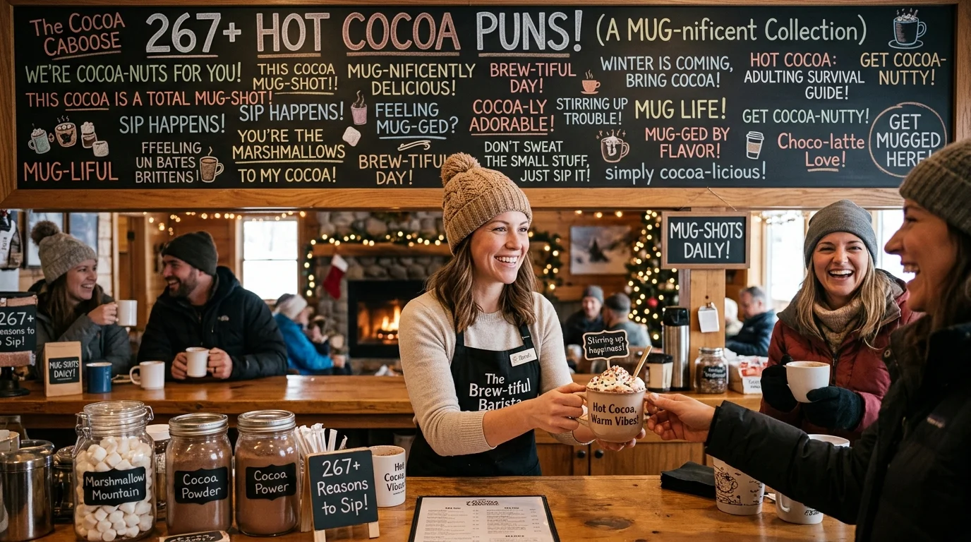 Chocolate & Cocoa Puns