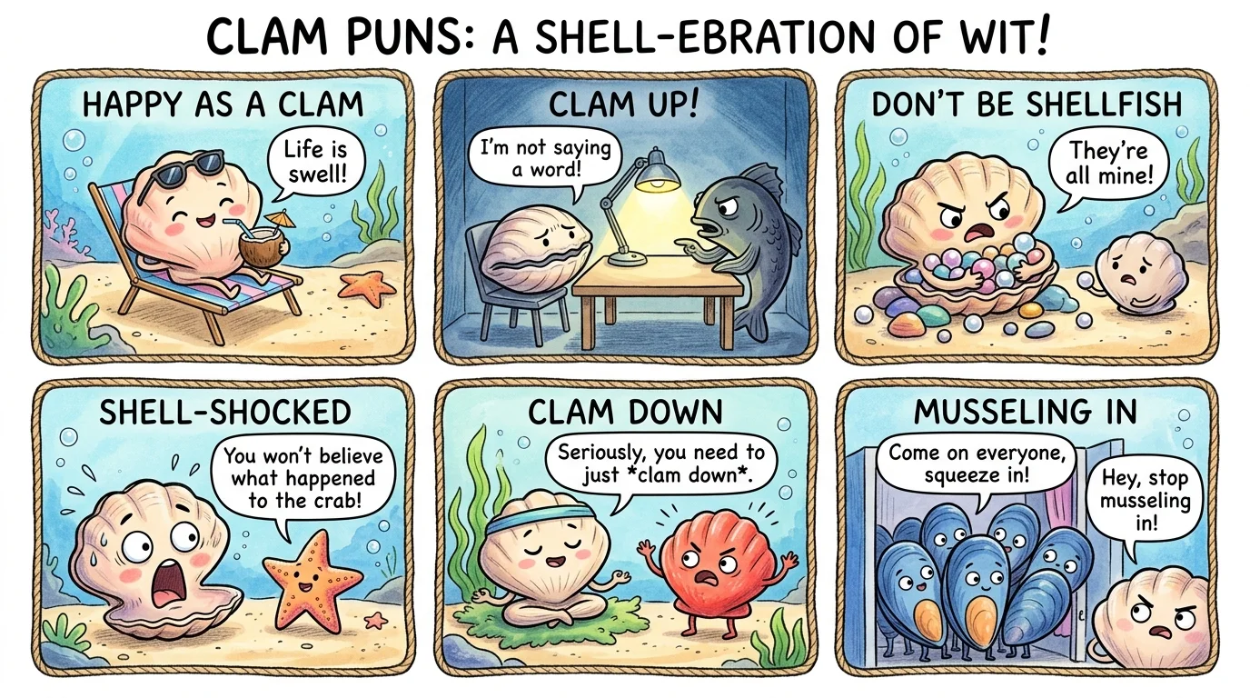 Clam Caption Ideas for Social Media
