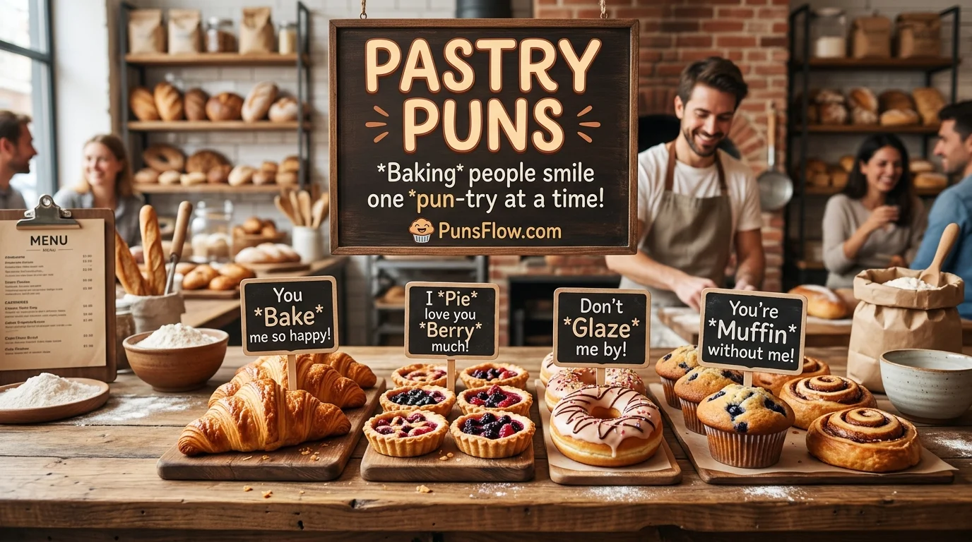Croissant & Puff Pastry Puns