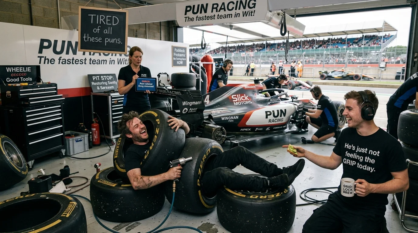 F1 Caption Puns for Social Media