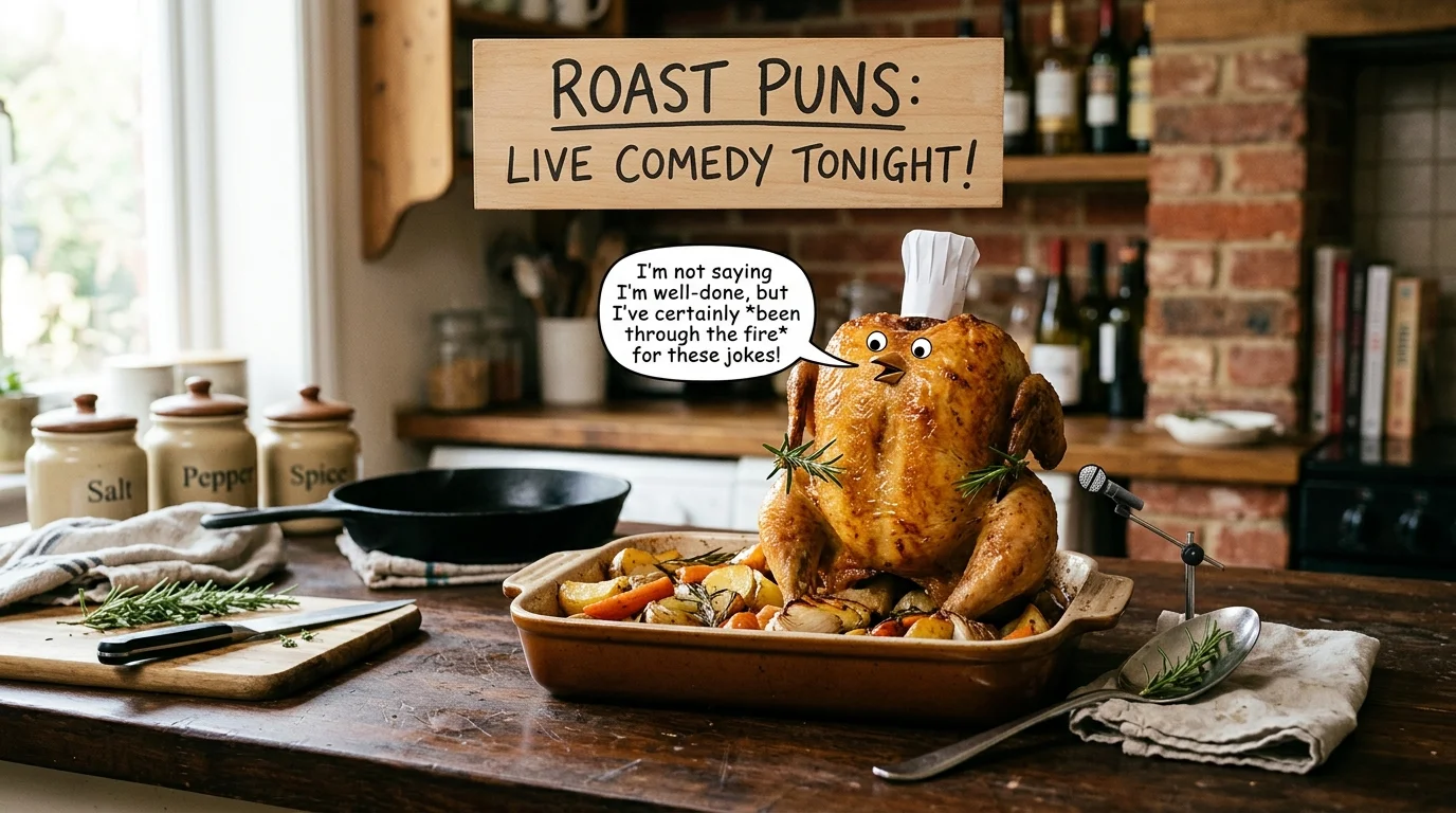 Food Roast Puns