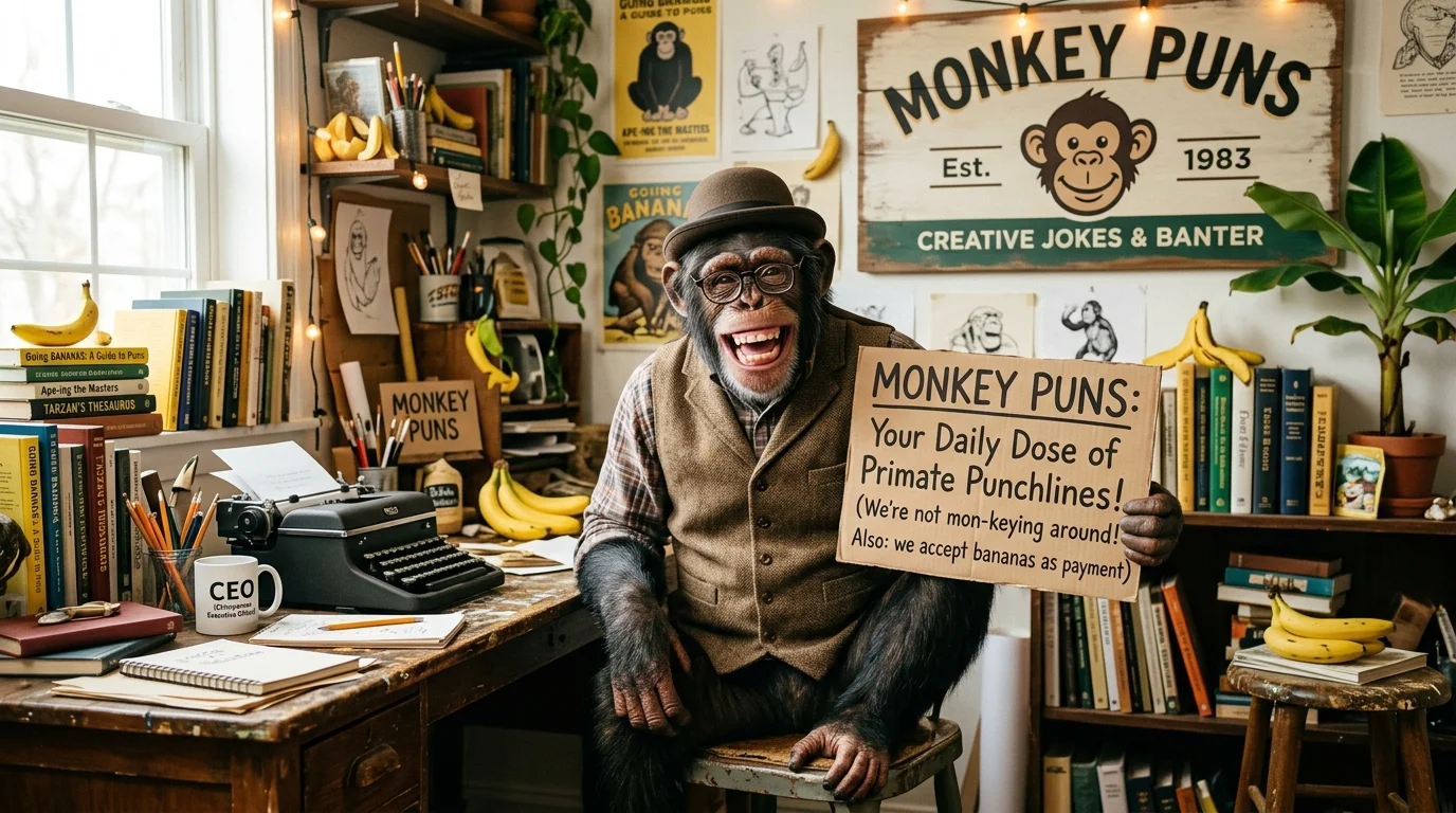 Funny Banana & Monkey Puns