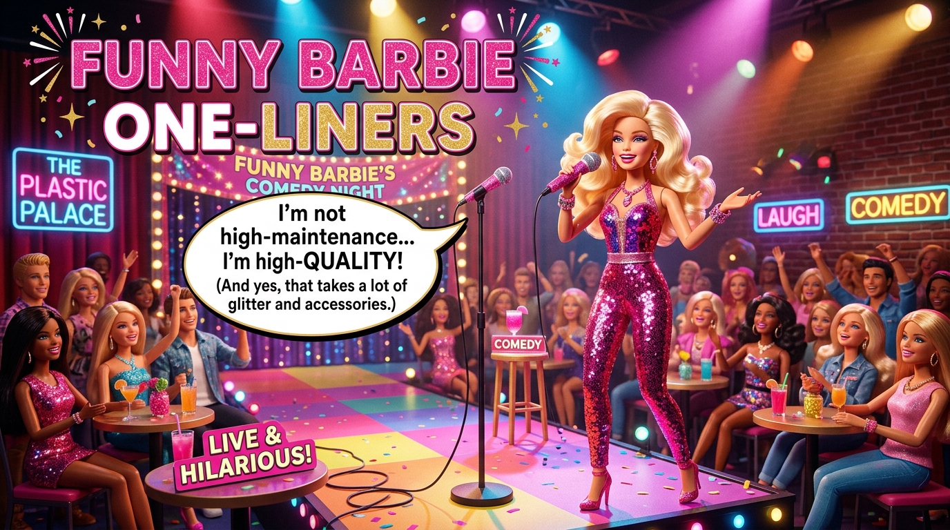 Funny Barbie One-Liners