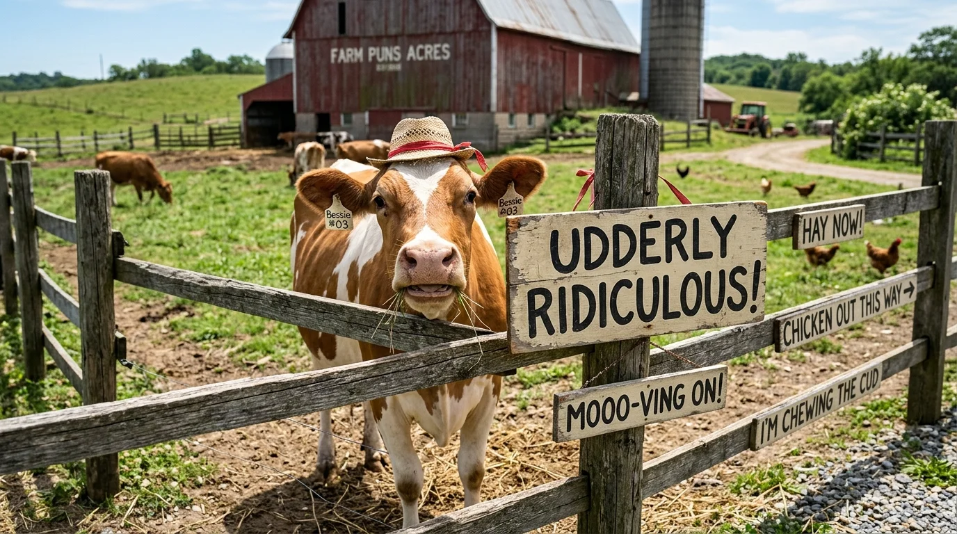 Funny Cow & Dairy Farm Puns