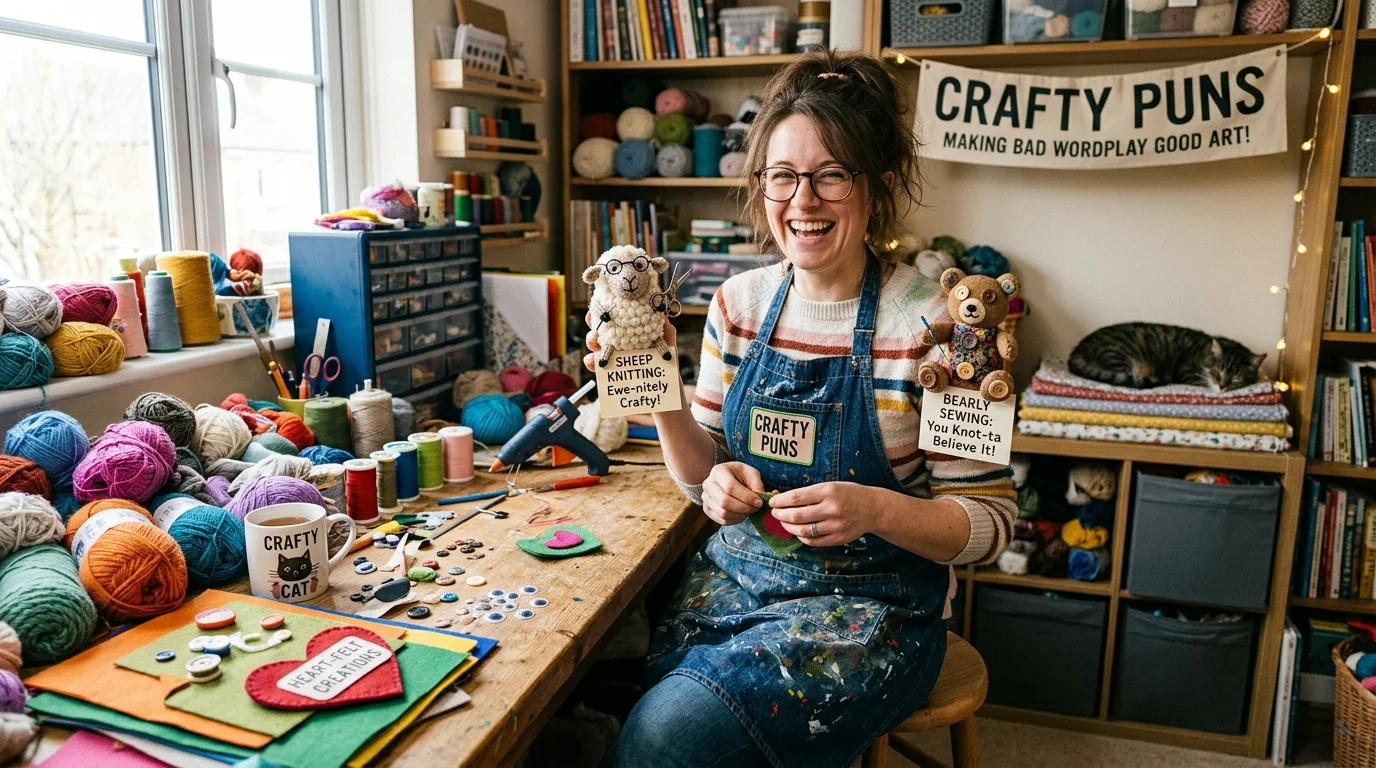 Funny DIY Craft Puns