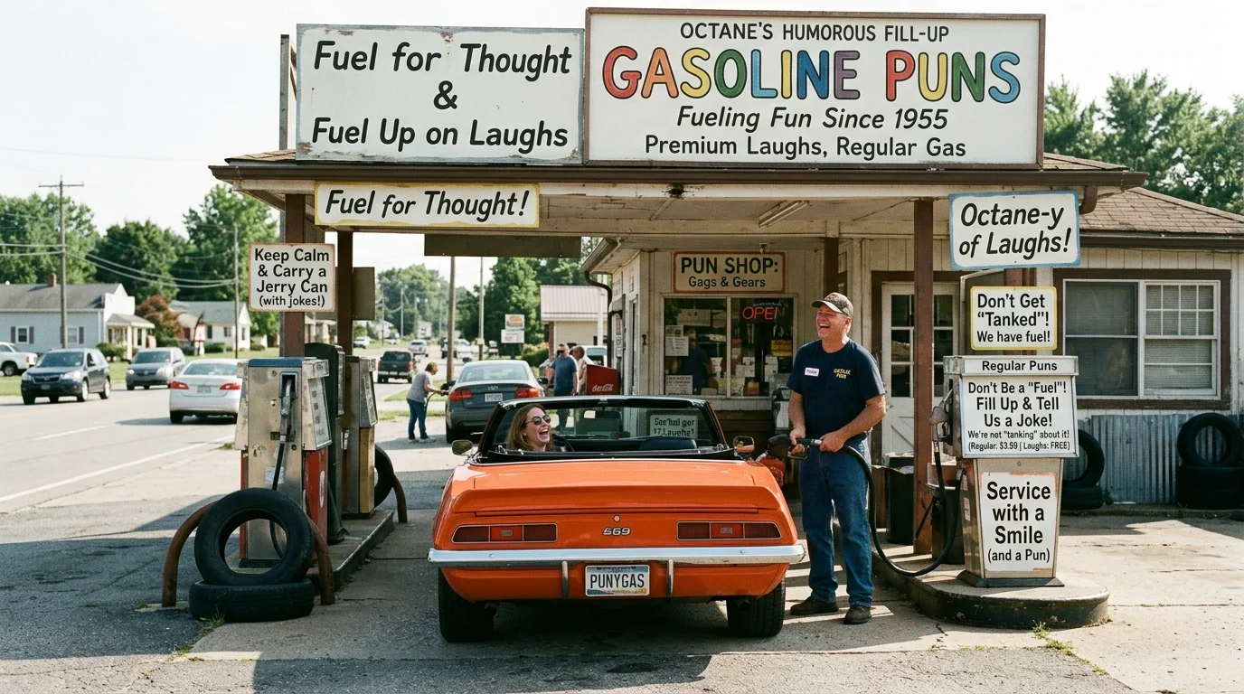 Funny Engine & Exhaust Puns