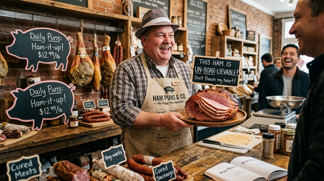 Funny Foodie Ham Puns