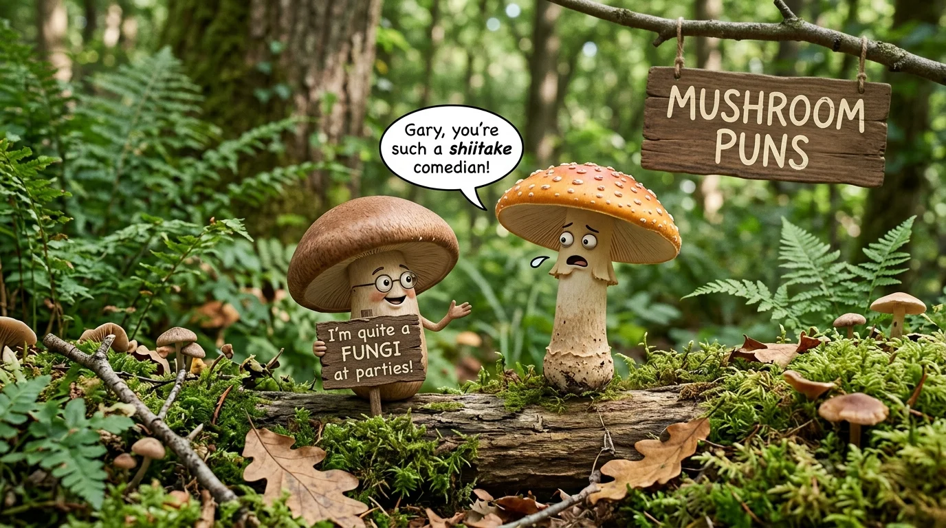 Funny Fungi & Spore Puns
