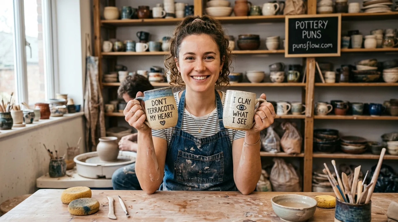 Funny Glaze & Paint Puns