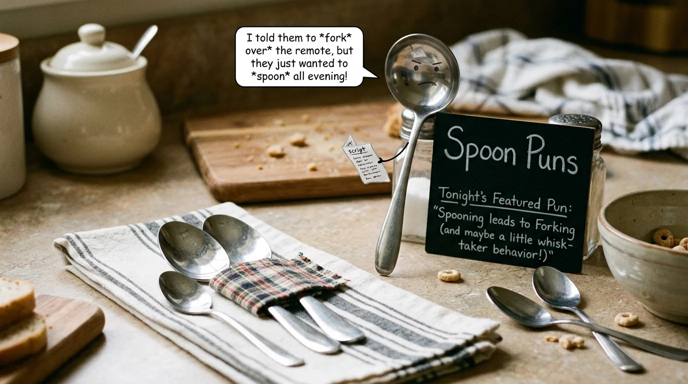 Funny Ice Cream & Dessert Spoon Puns