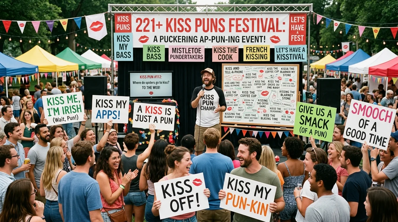 Funny Kiss Captions