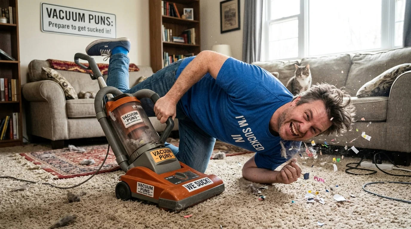 Funny Vacuum & Carpet Puns