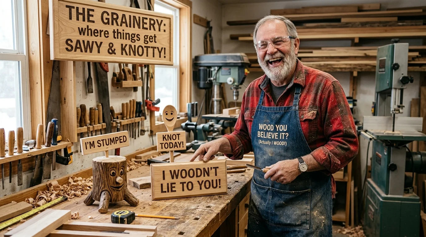 Funny Wood One-Liners