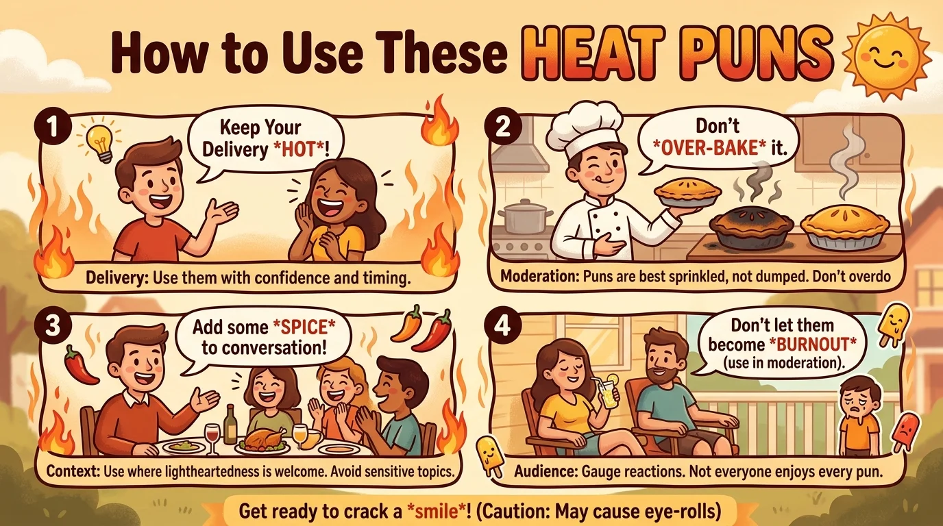 How to Use These Heat Puns