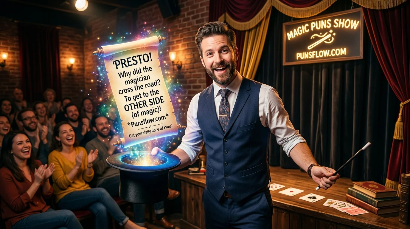 Magician & Trick Puns