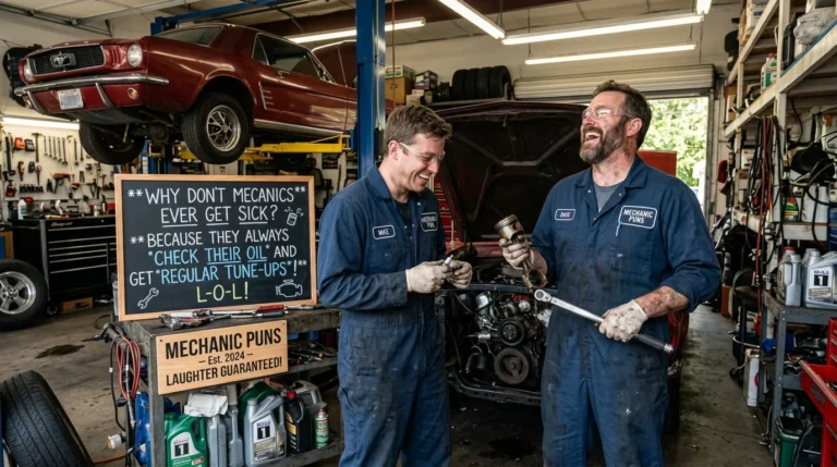 Mechanic Puns