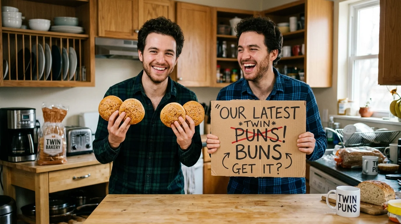 Random Twin Chaos Puns