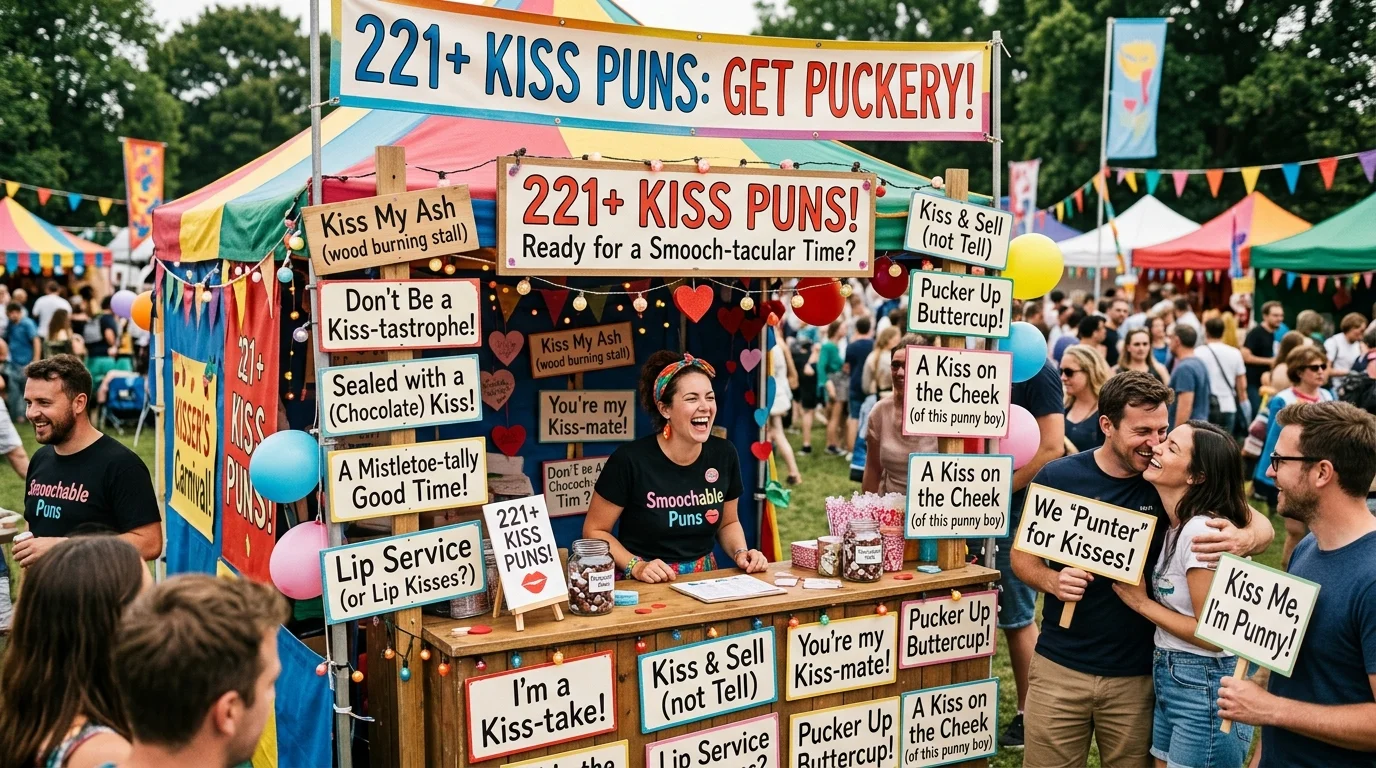 Romantic Kiss Puns