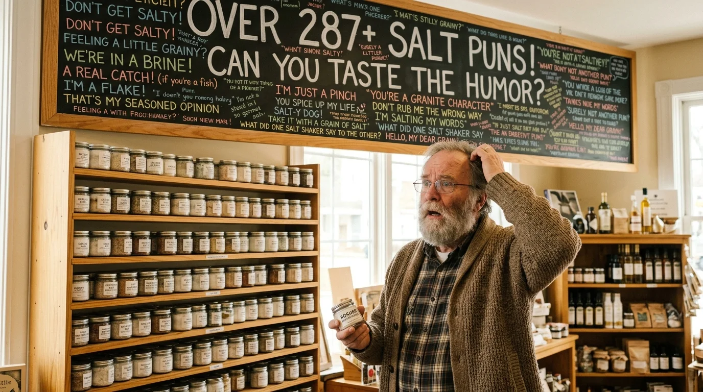 Salty Attitude Puns