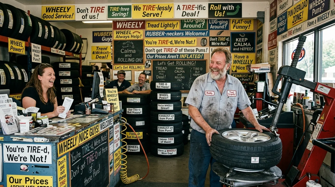 Short Tire Puns