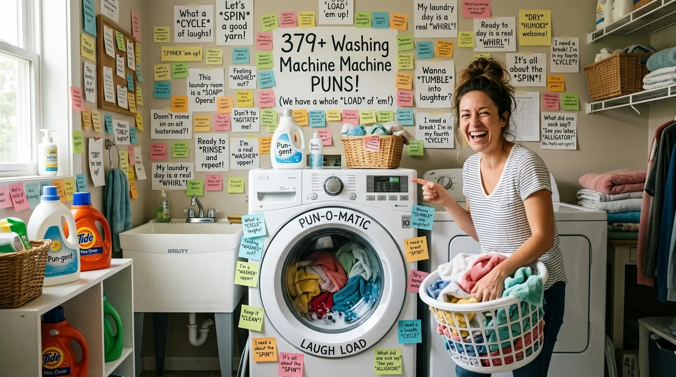 Short Washing Machine Puns