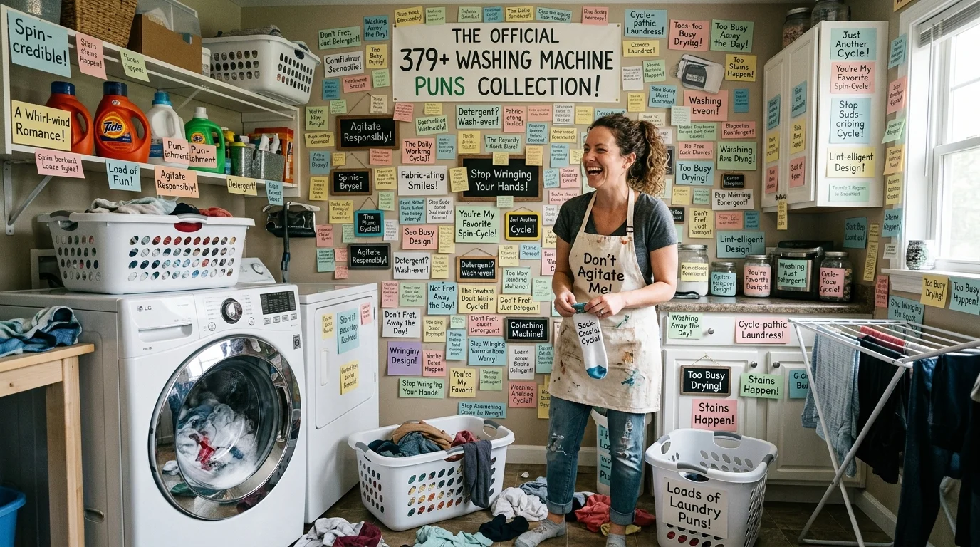 Spin Cycle & Laundry Puns