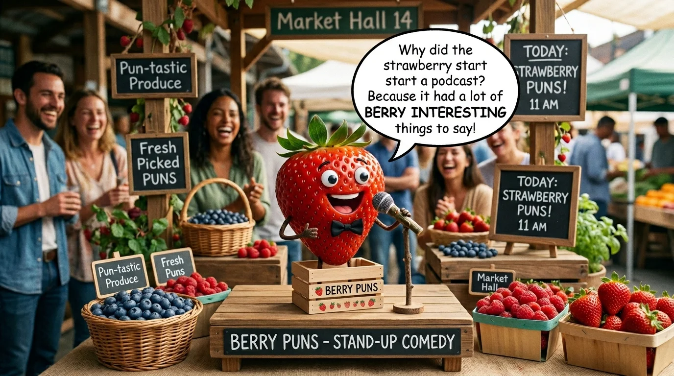 Strawberry Puns That Are Sweet