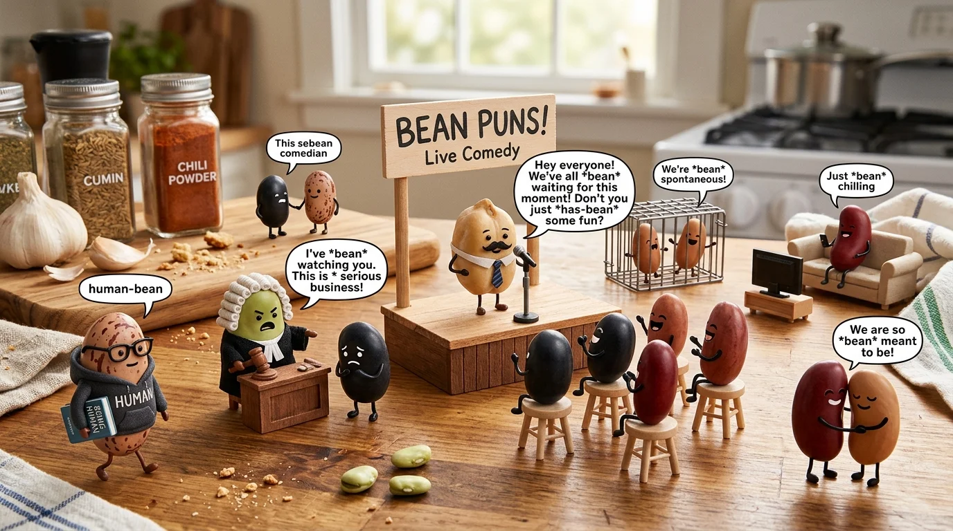 Ultra Short Bean Puns