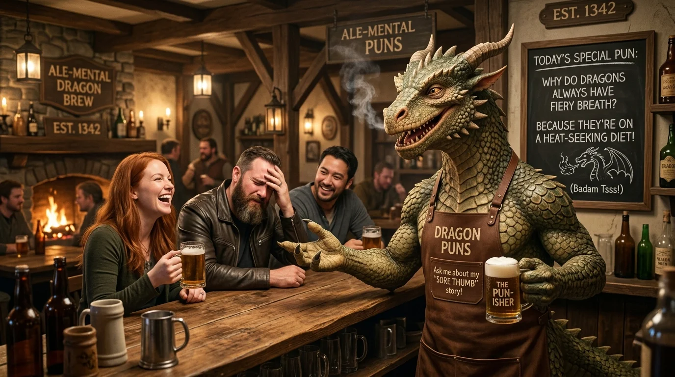 Ultra Short Dragon Puns