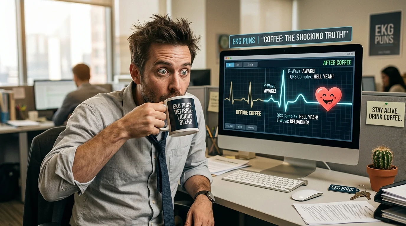 Ultra Short EKG Puns