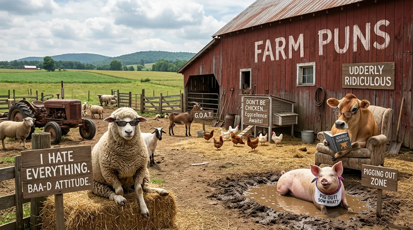 Ultra Short Farm Puns