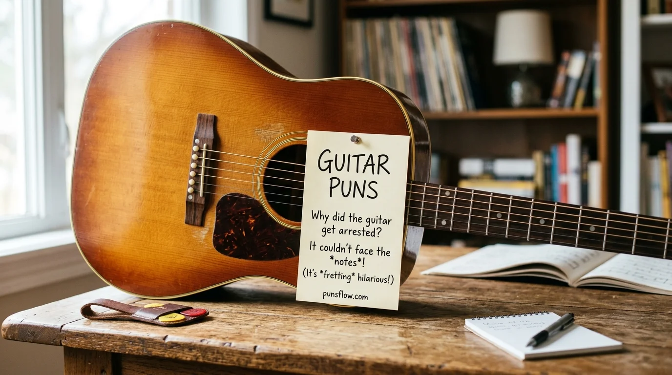 Ultra Short Guitar Puns
