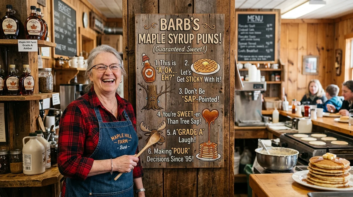 Ultra Short Maple Syrup Puns