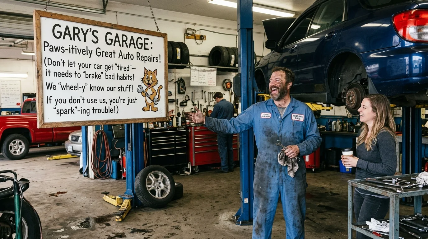 Ultra Short Mechanic Puns