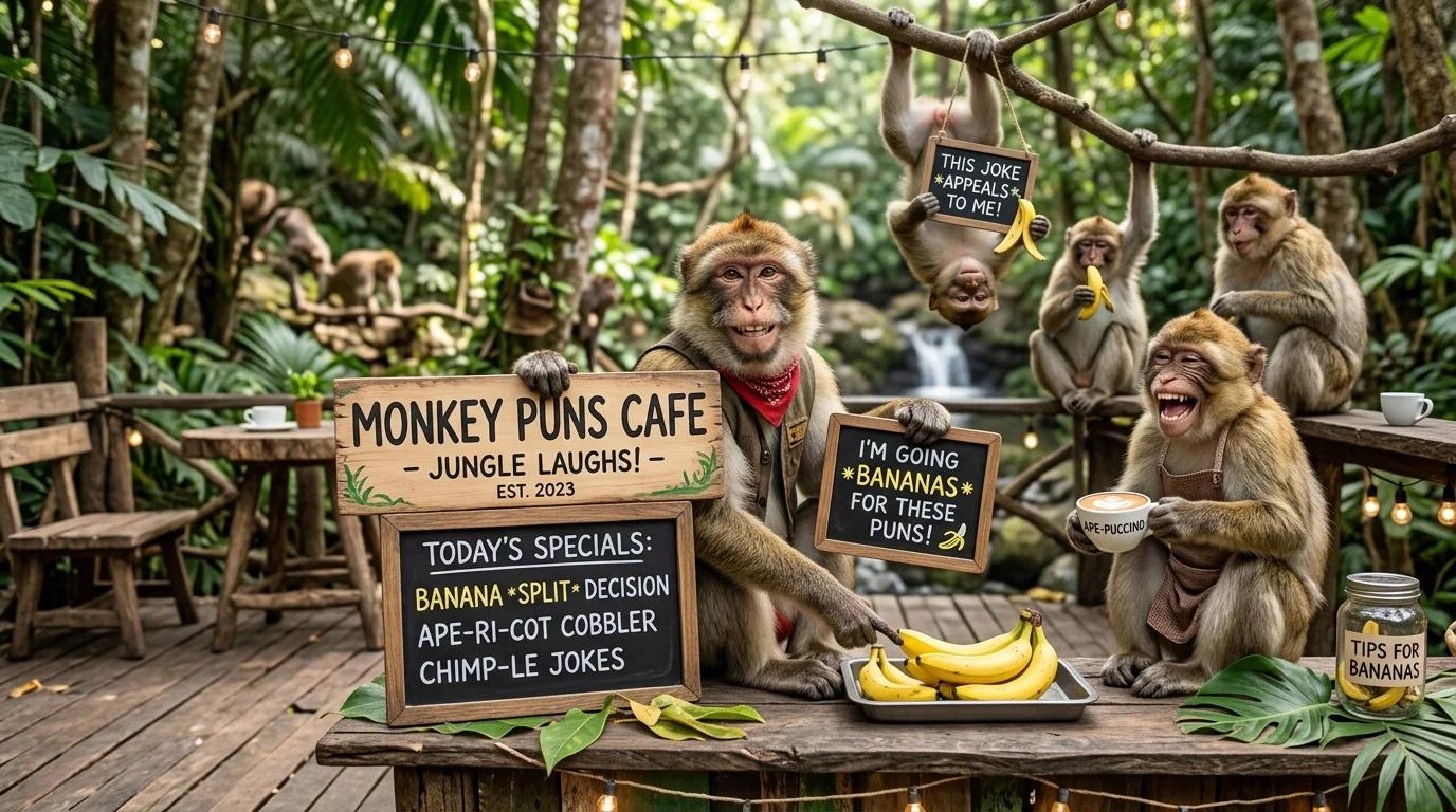 Ultra Short Monkey Puns