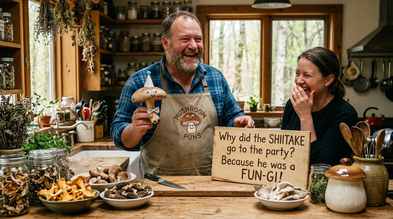 Ultra Short Mushroom Puns