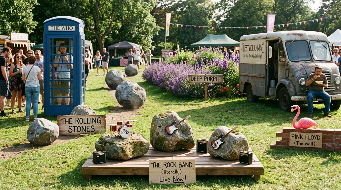 Ultra Short Rock Music Puns