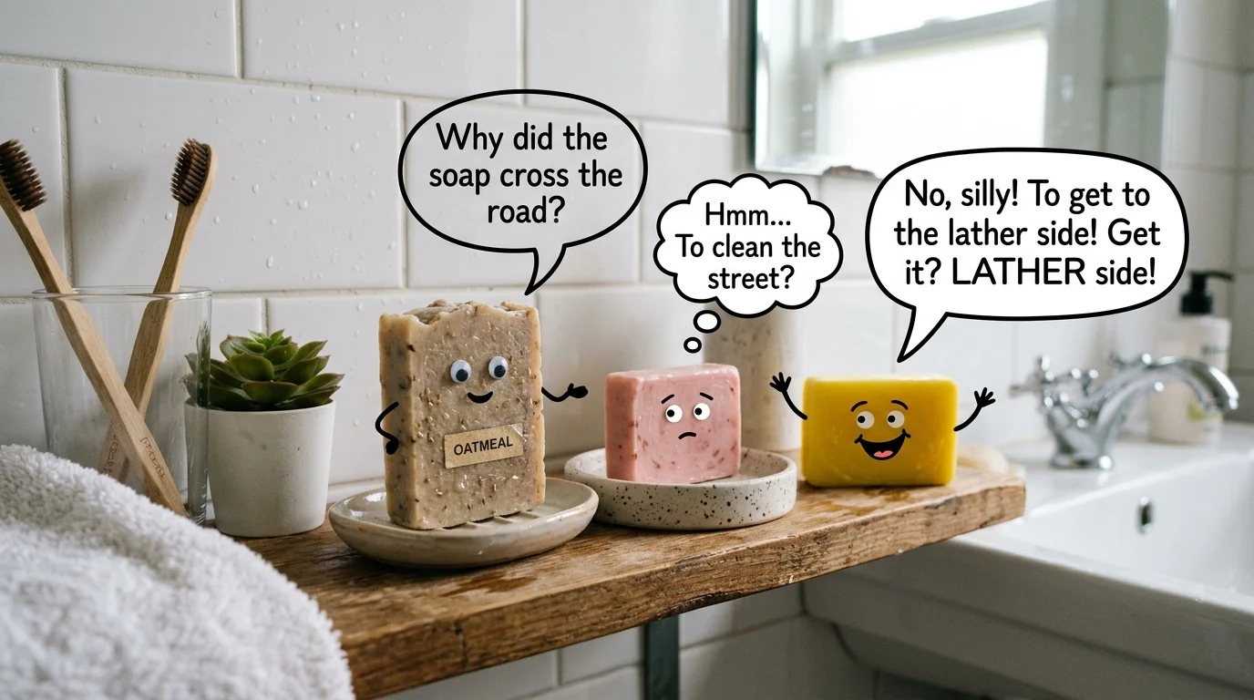 Ultra Short Soap Puns