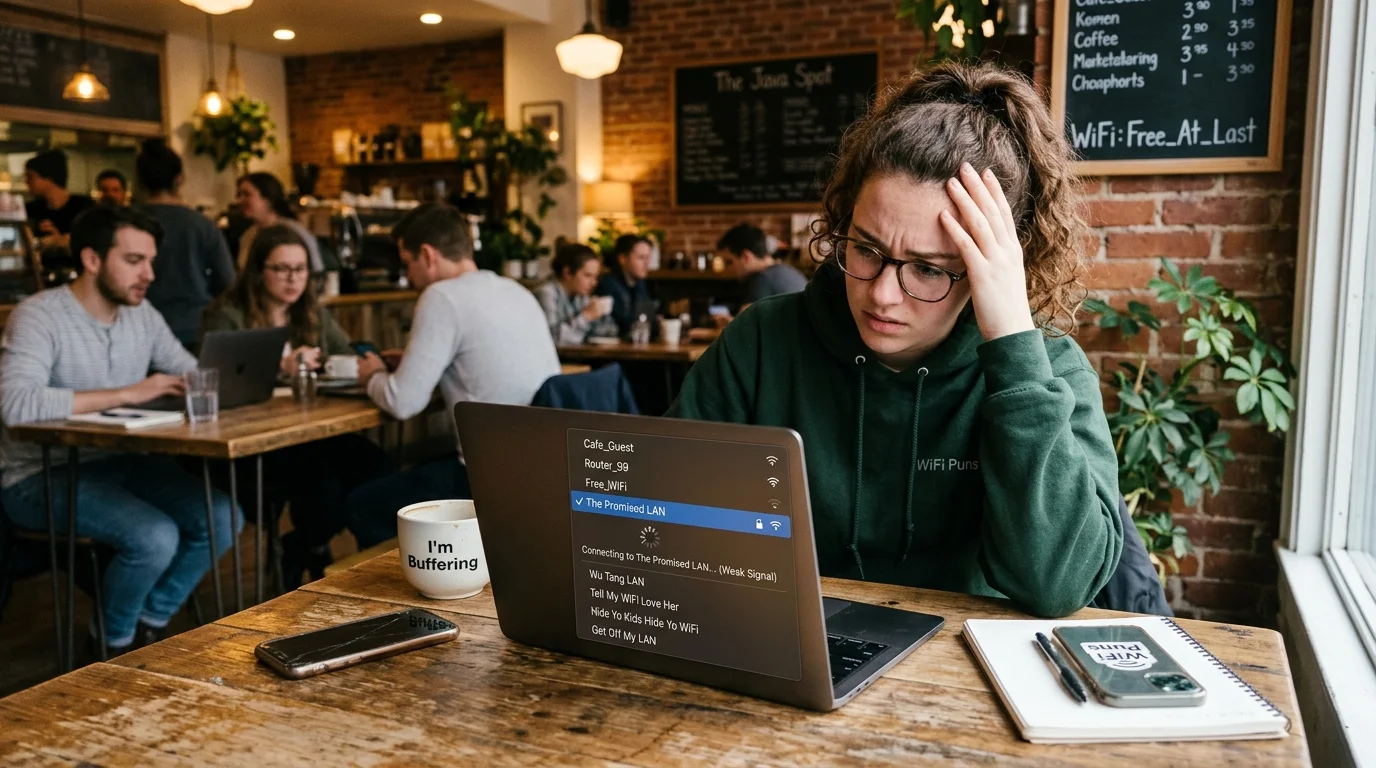 Ultra Short WiFi Puns