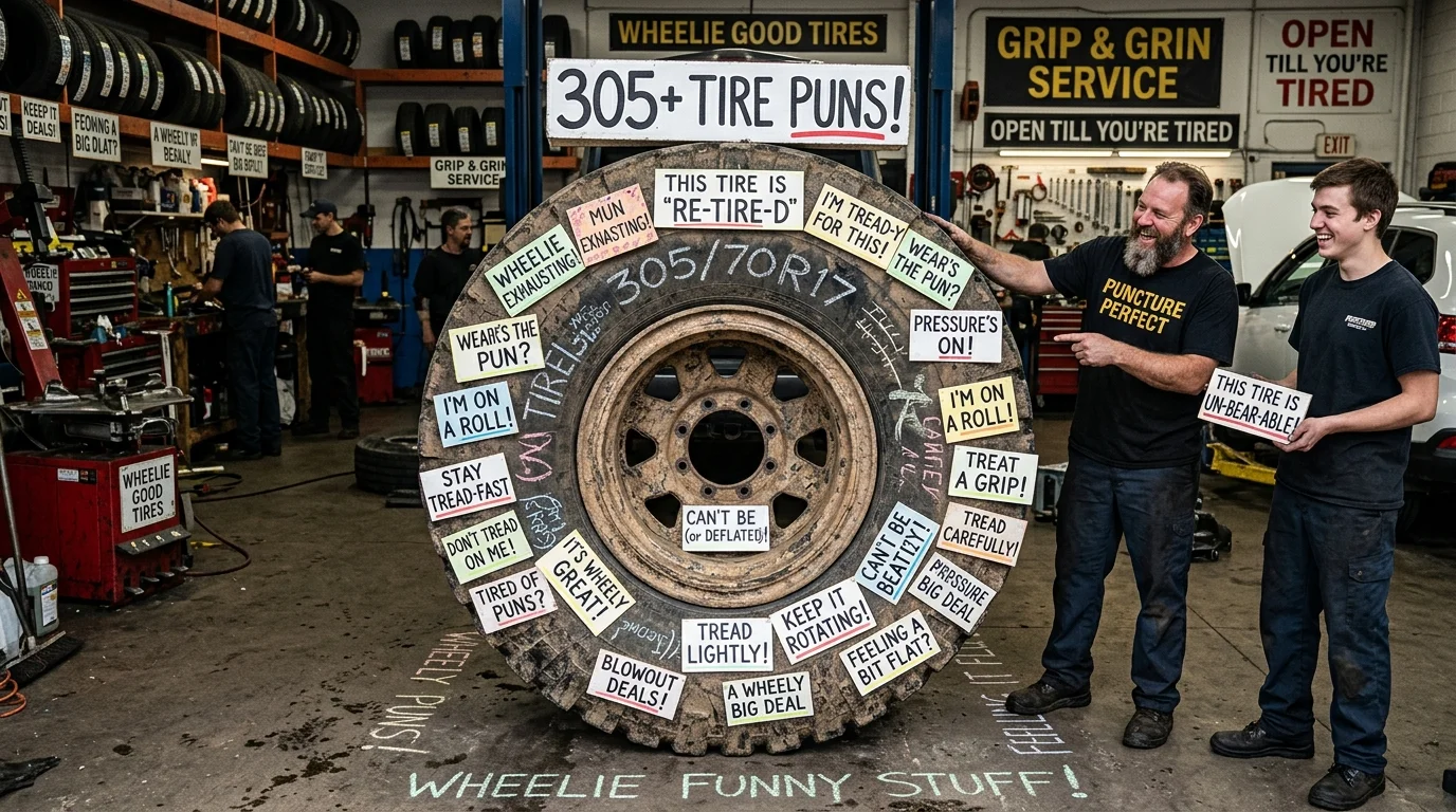 Wheel & Rolling Puns