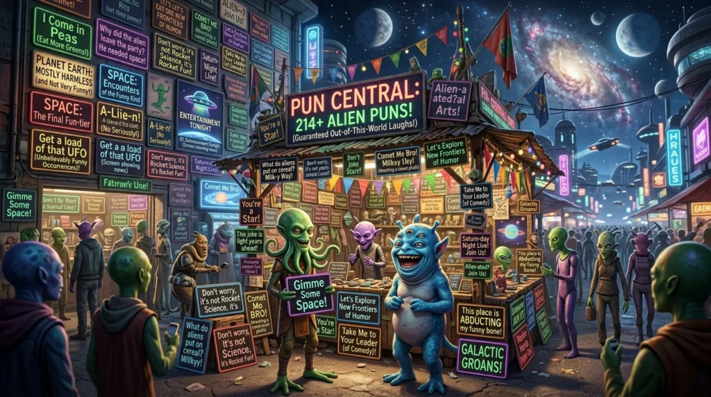 alien puns