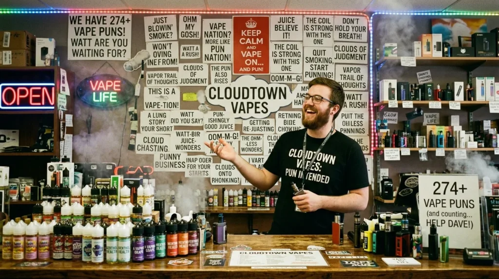vape puns