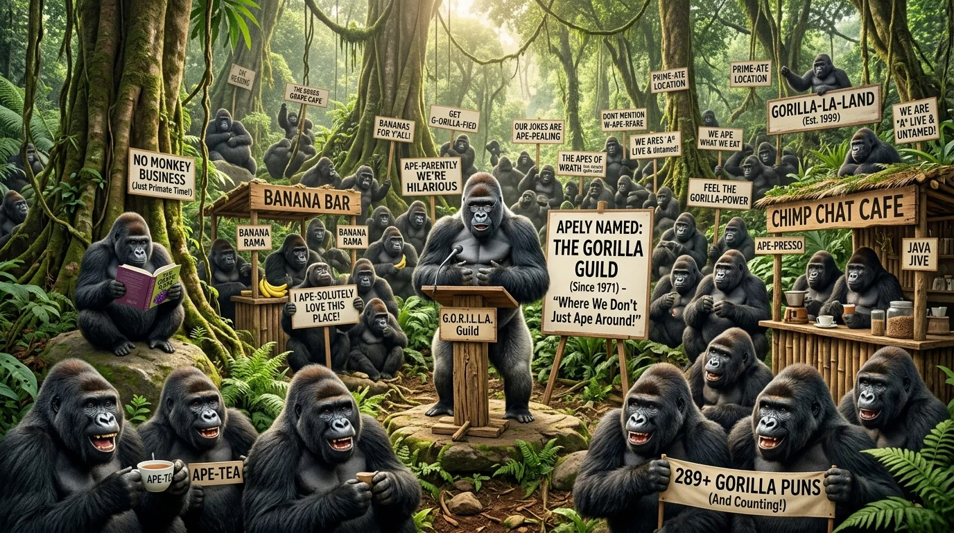 Ape-Themed Gorilla Puns