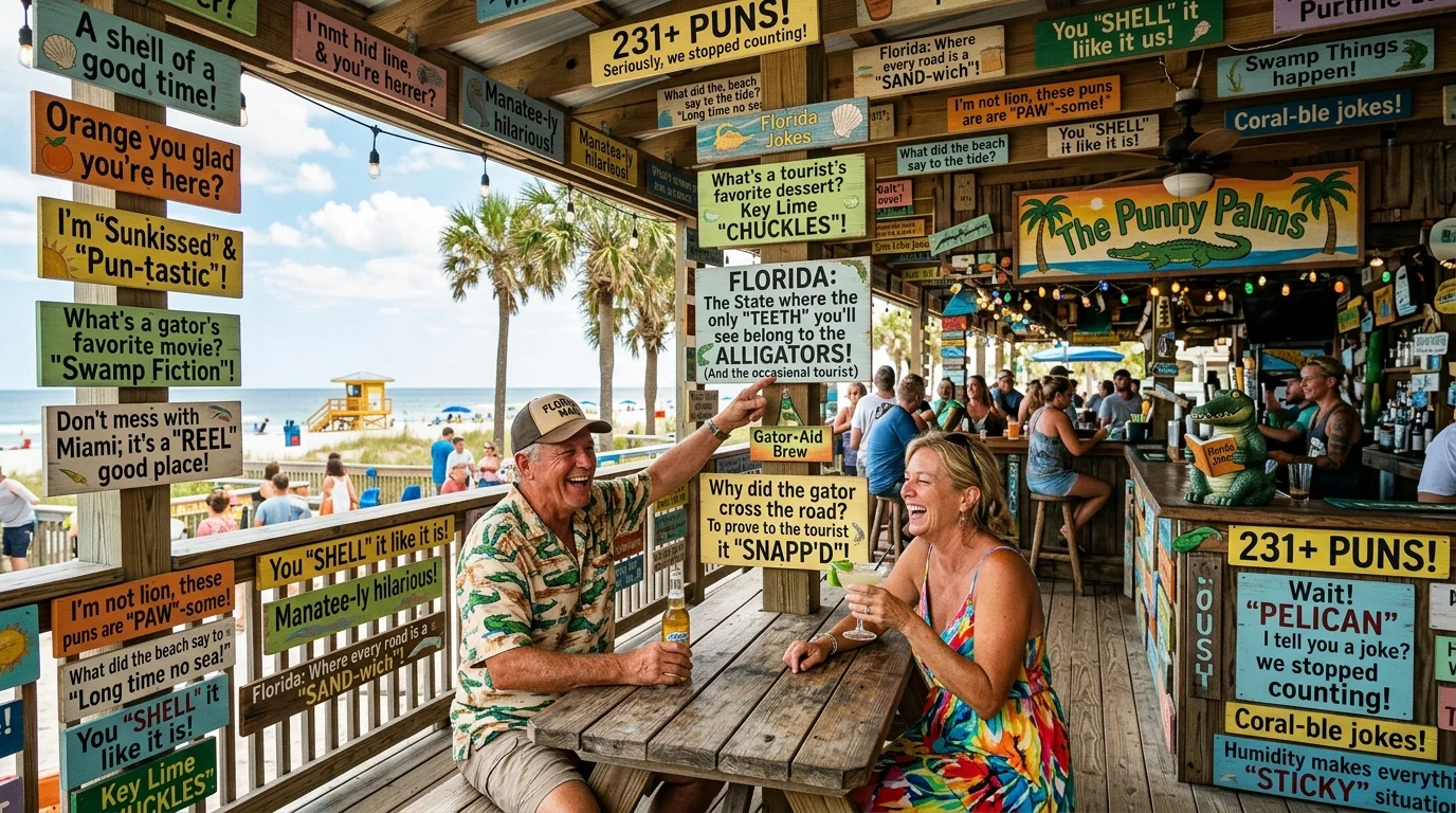 Beach-Themed Florida Puns