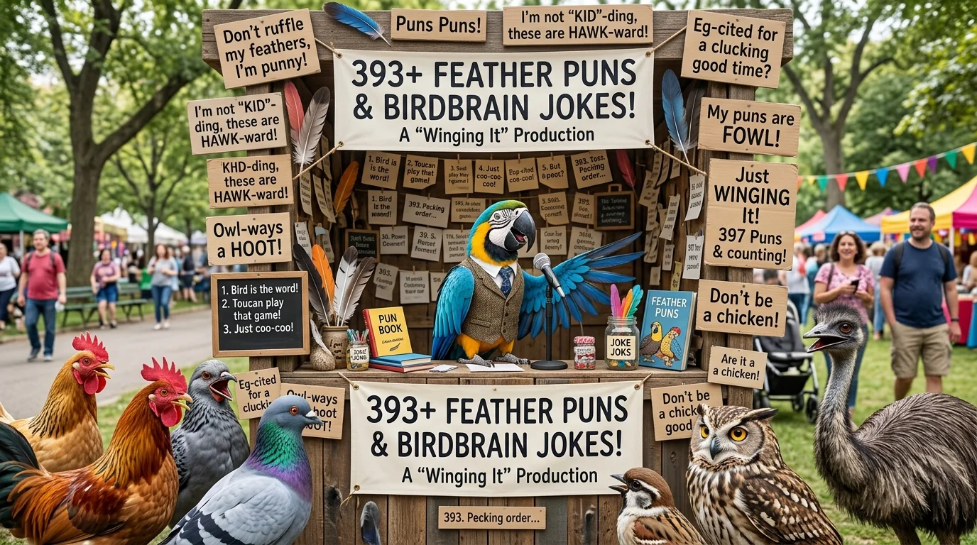 Bird & Feather Puns