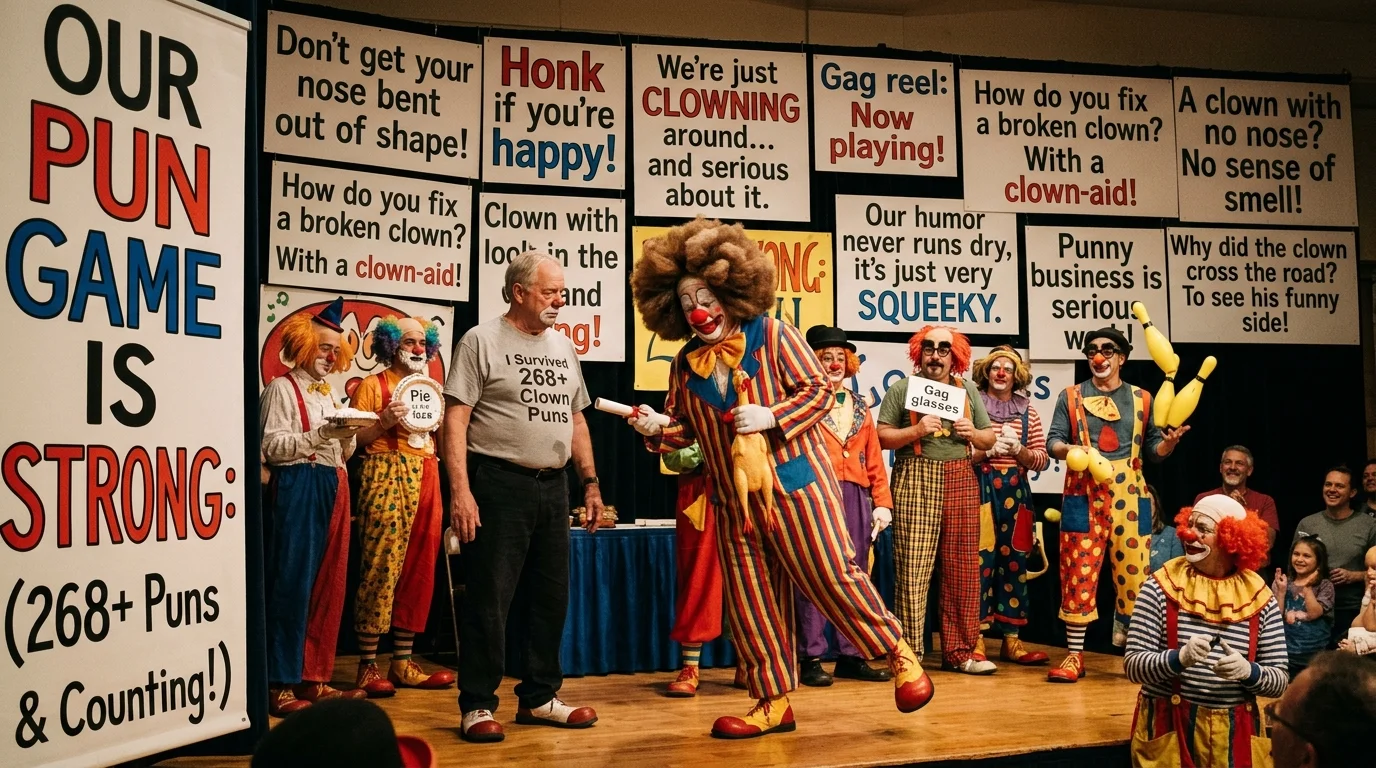Clever Clown Wordplay
