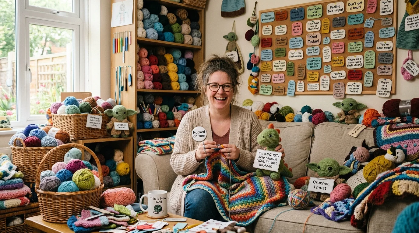 Crochet Wordplay Puns