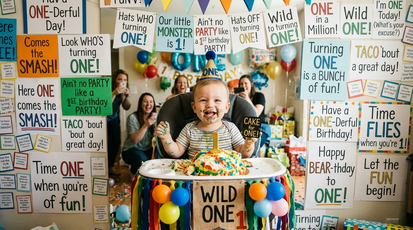 Cute Baby Birthday Puns